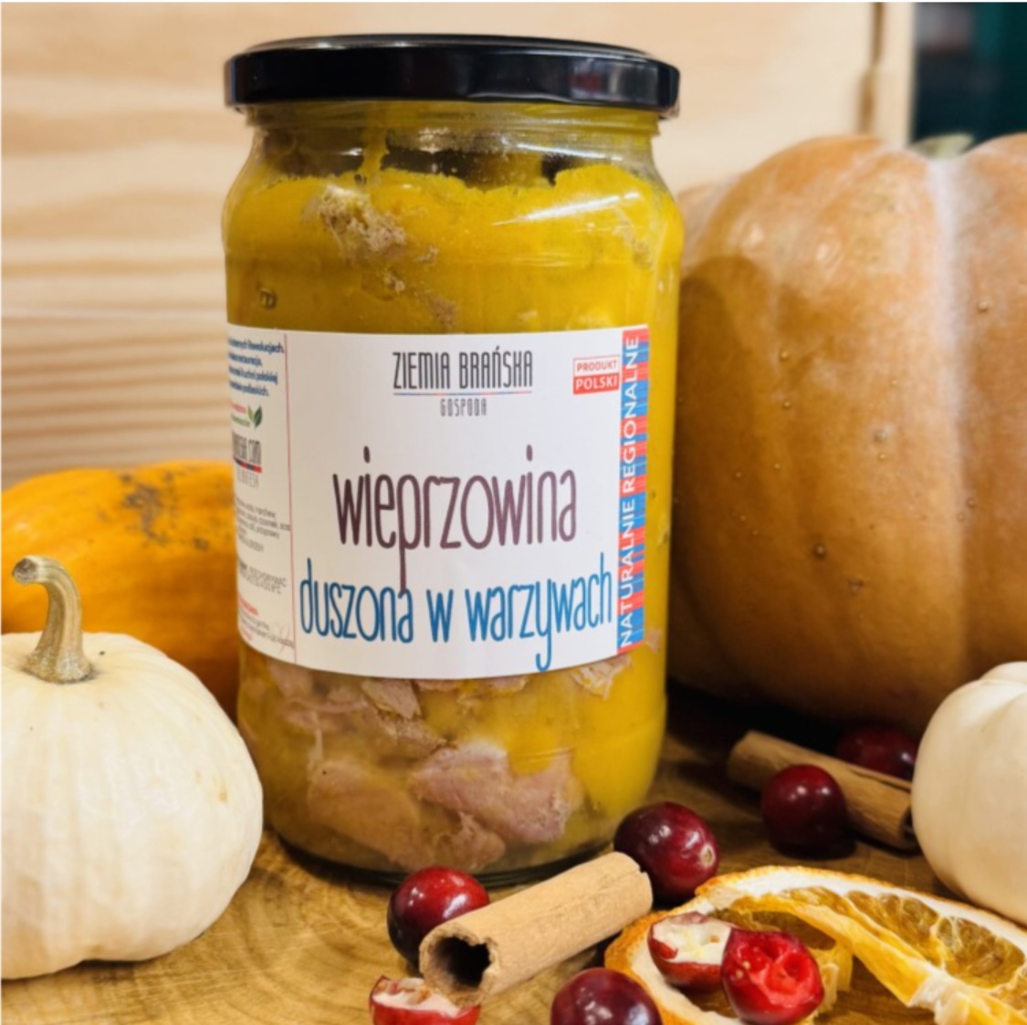 Wieprzowina duszona w warzywach